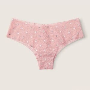 Victoria’s Secret Pink No Show Soft Lace Cheekster Underwear Panty. NWT